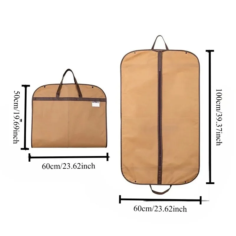 Large Non Woven Suit Bag Extended Down Jacket Dust Cover Garment Storage Organizer