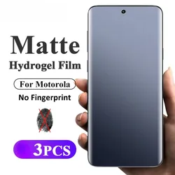 3Pcs Matte Hydrogel Film for Moto Edge 50 20 30 Ultra Neo 40 Pro for Motorola X50Ultra X40 X30 S30 ThinkPhone Screen Protector