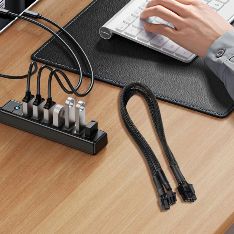 كابل فعال من 8pin إلى 6pin