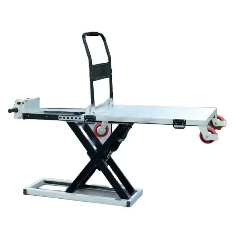 

Mobile Hydraulic Electric Lifting Flatbed Truck Portable Storage Platform Cast Iron Small Trolley Cart