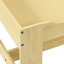 고품질 어린이 가구 세트, 유아용 의자 및 테이블, 3 in 1 원목 활동 테이블 (수납 서랍 포함)