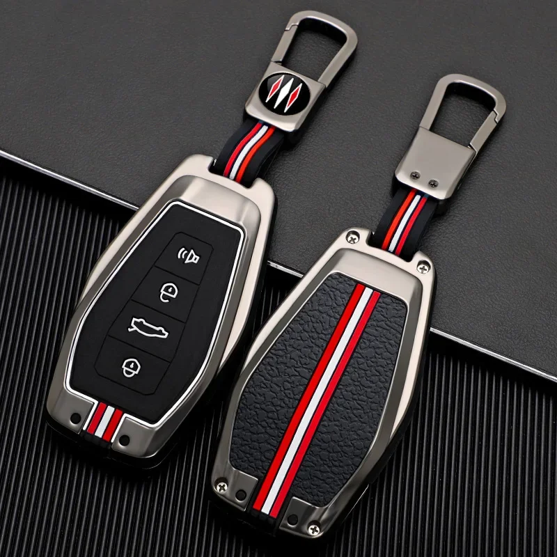 Zinc alloy car key case cover protective shell fob for Geely Okavango Coolray Atlas monjaro tugella Emgrand GT S proton X50 X70