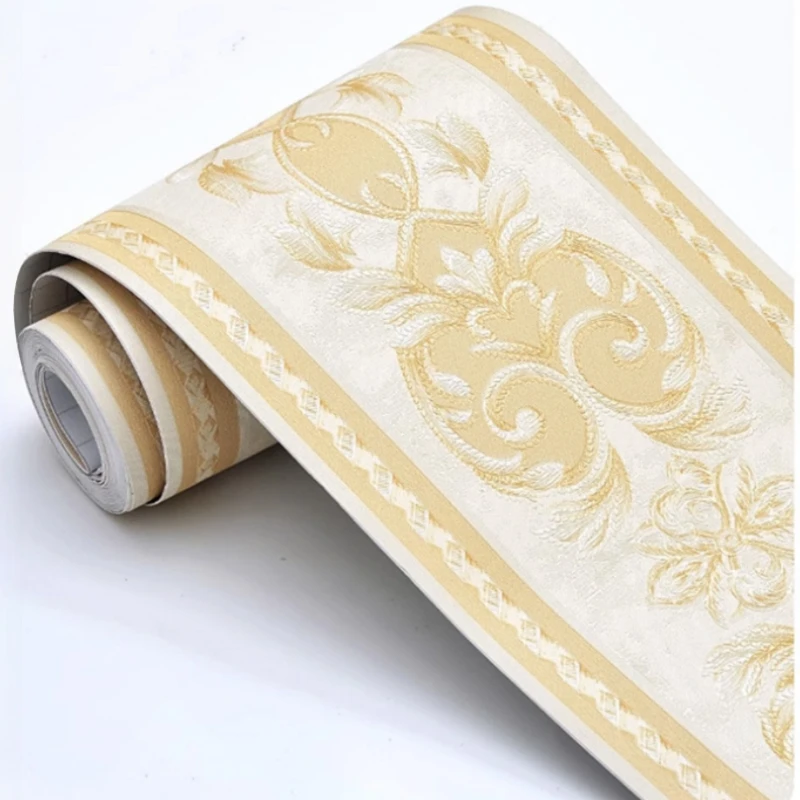 1 Roll Self-Adhesive Decorative Wall Trim, Removable Waterproof Wall Sticker Peel and Stick Wallpaper Border for Home Renovation