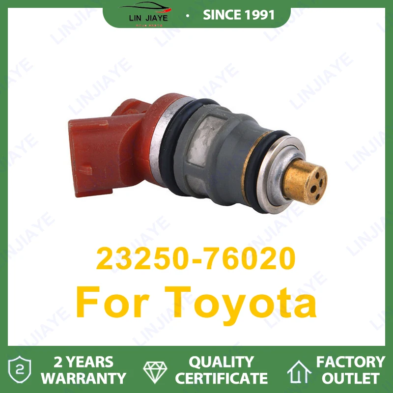 

1/4pcs Fuel Injector 23250-76020 FJ378 for Toyota Previa Flow Matched 2.4L-