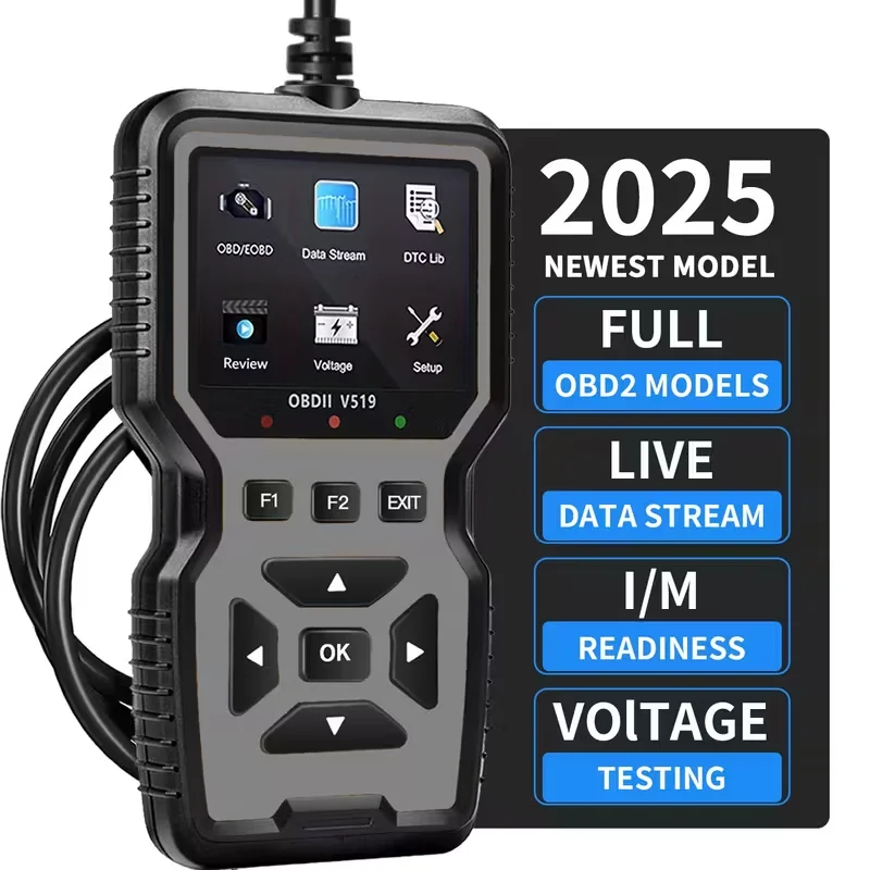 

OBD2 Scanner - Instant Code Reader & Voltage Check | Full System Diagnostics for OBDII/CAN Cars |10s Fault Analysis