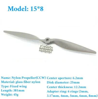 2PCS Gemfan Apc Nylon Propeller 5x5/6x4/7x5/8x4/8x6/9x6/10x5/10x7/11x5,5/12x6/13x6,5/14x7/16x8/17x10 Requisiten Für RC Modell Flugzeug