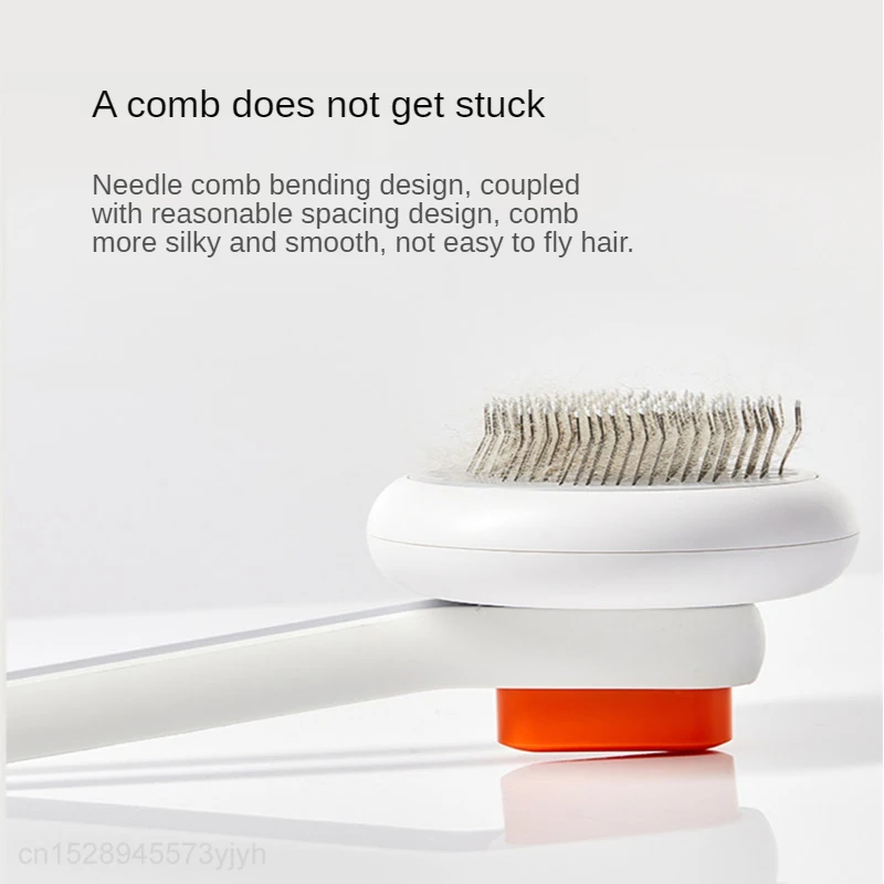 Yoipin PETKIT Sisir Penumpahan Rambut Kucing Sikat Peliharaan Anjing Kucing Sisir Pijat Jarum Sisir Pembersih Rambut Anjing Alat Perawatan Perlengkapan Hewan Peliharaan