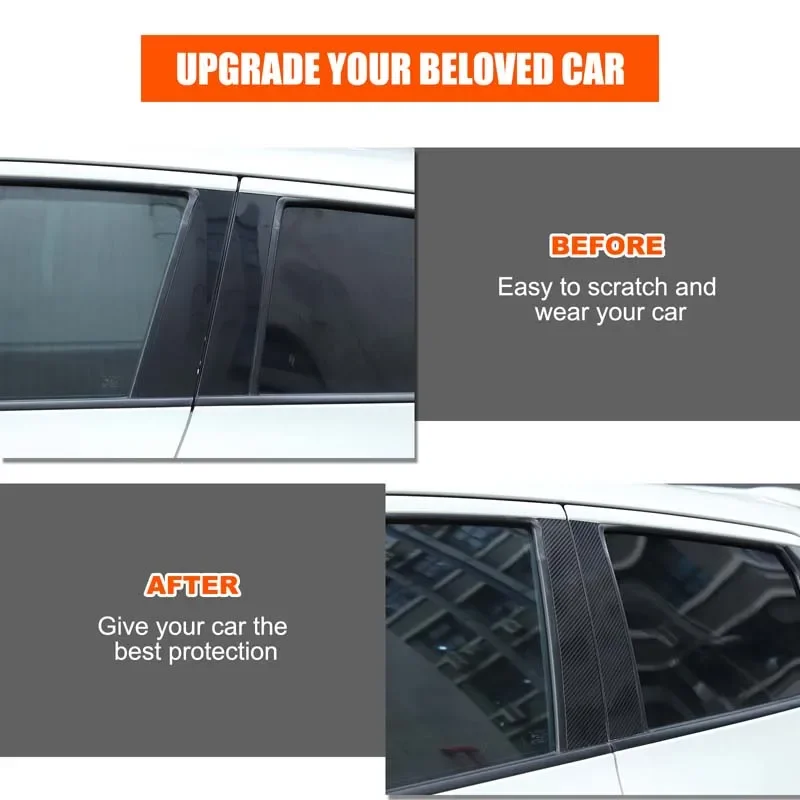 

Для Nissan JUKE/Infiniti ESQ 2011-2019 сухое углеродное волокно, центральная стойка окна автомобиля, крышка B-Pillars, наклейка, автомобильные аксессуары