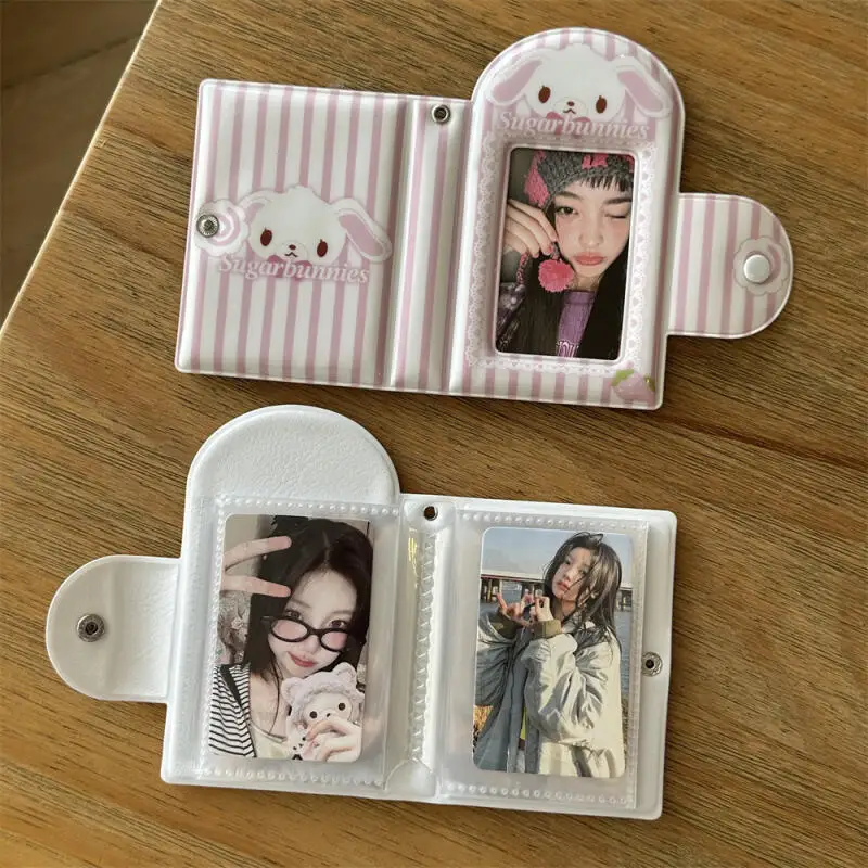 Kawaii Cartoon Sugarbunnies Strawberry Rabbit Card Album Creative 3-Inch Polaroid Album Card Pack Storage Album Friend Gift