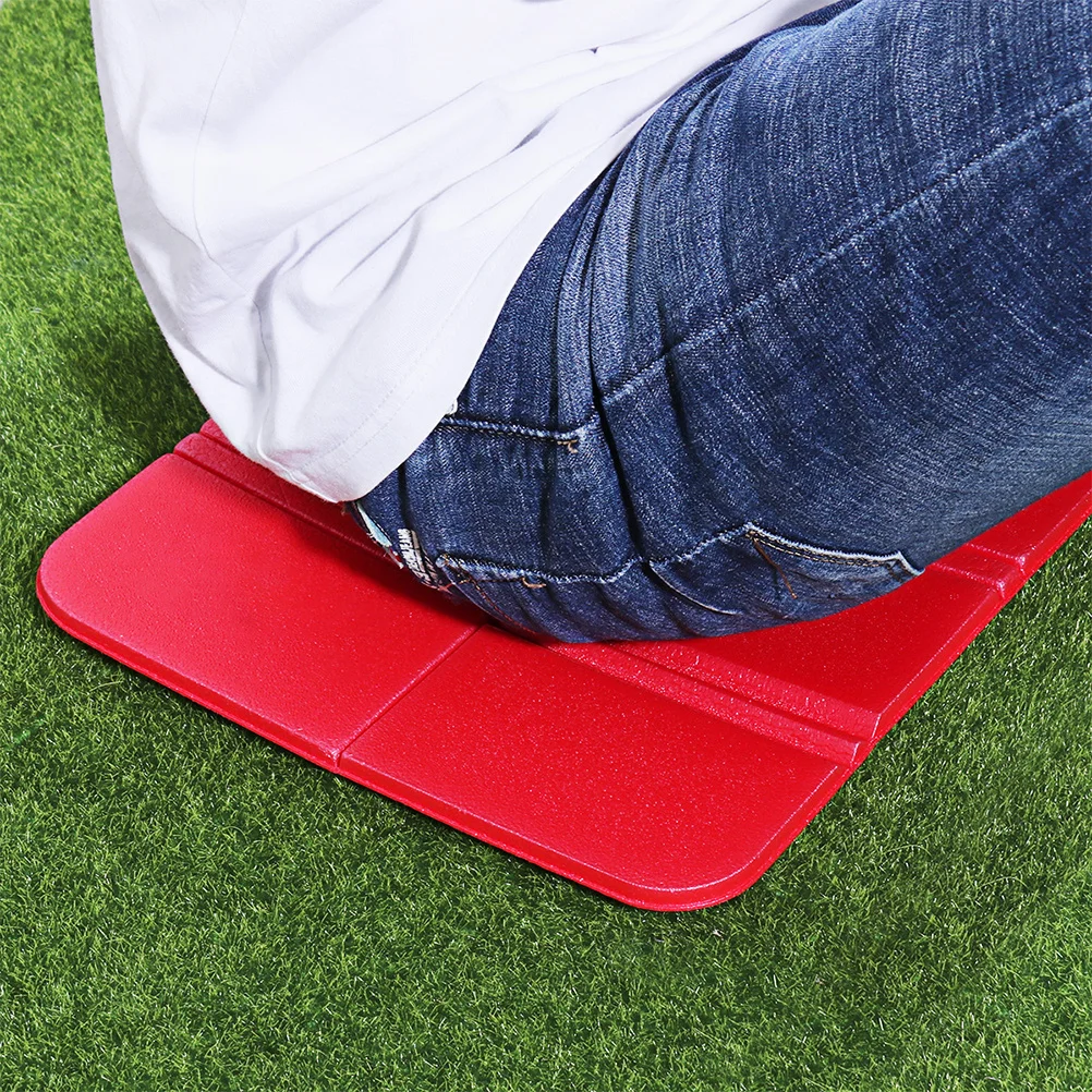

Waterproof Folding Red Xpe Seat Cushion Lightweight Moisture-Proof Sitting Mat for Camping Picnic Park Outdoor