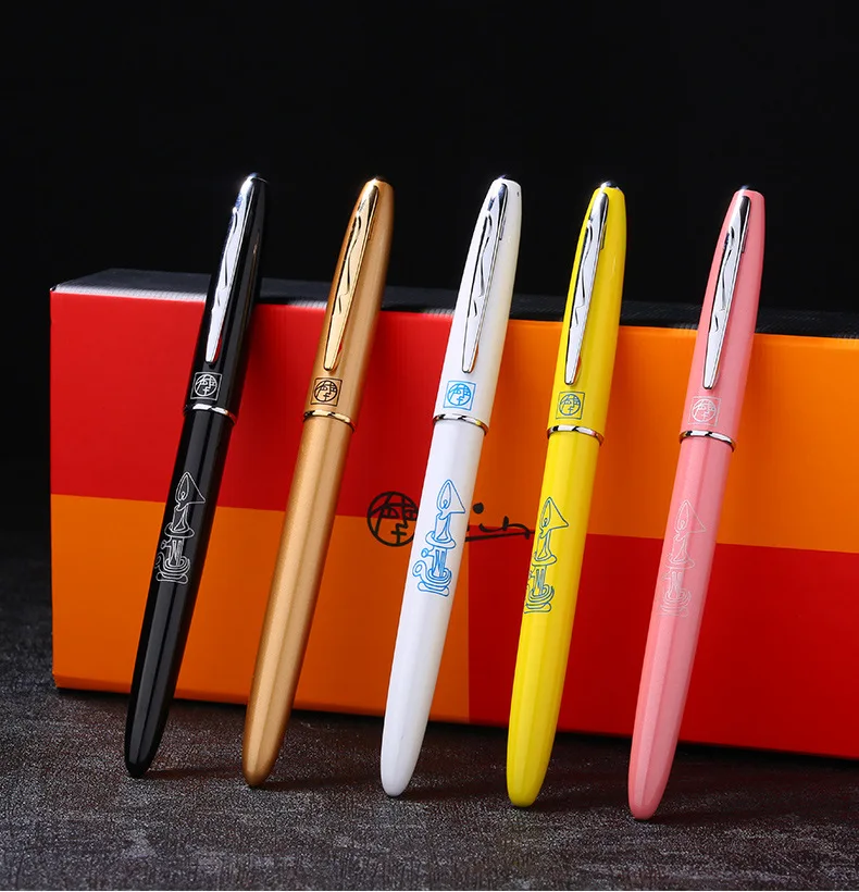 

Picasso 606 Fashion Design Genuine Fountain Pen Luxury Metal Ink Fountain Pen Nice Business Gift Pen
