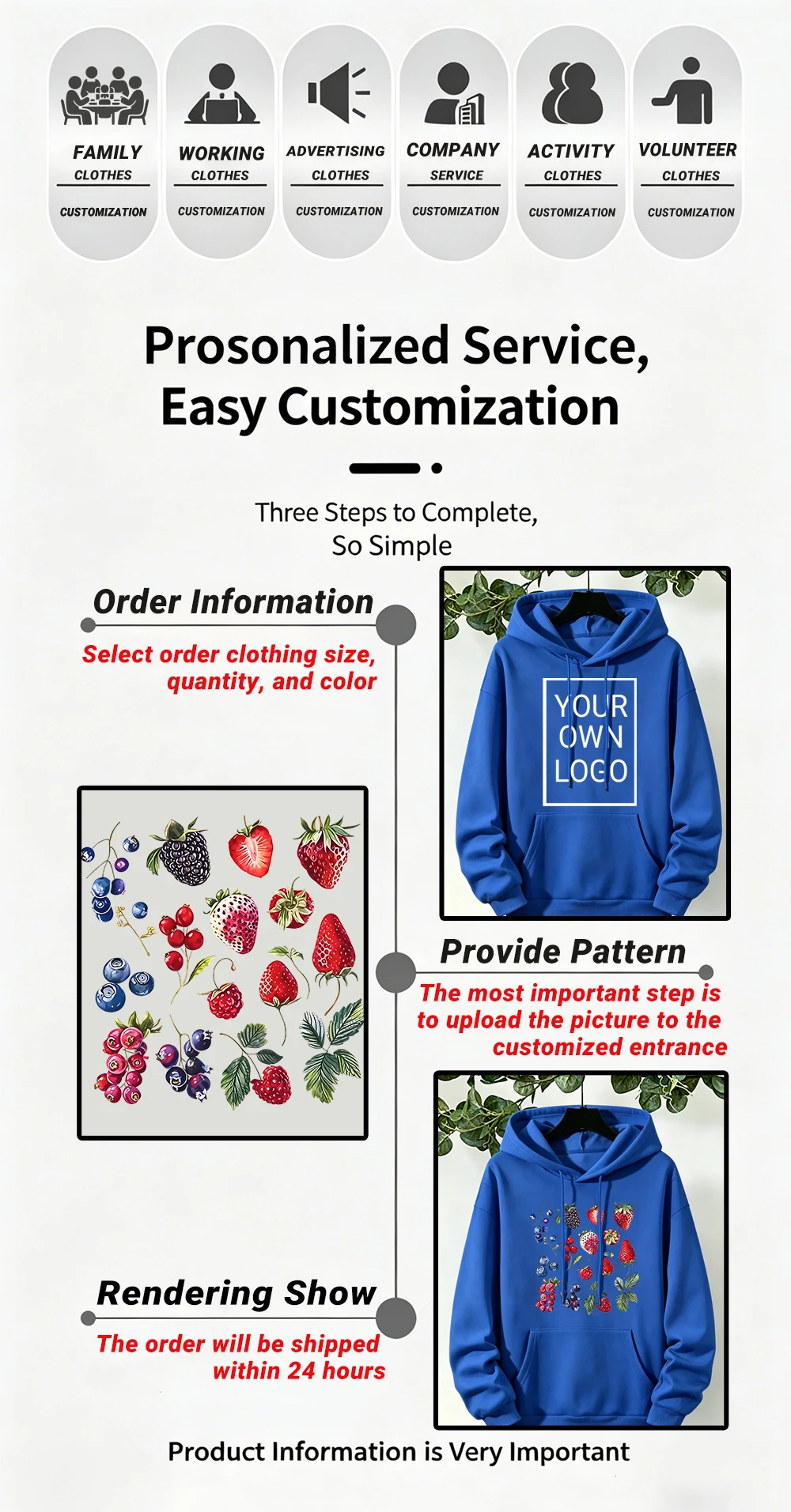 Individuell Gestalteter Team-Logo DIY Bild Damen-Hoodie Herbst Fleece-Kapuzenpullover Jogging Locker Sitzende Streetwear Lässiger Allround-Damen-Hoodie – Detail 1