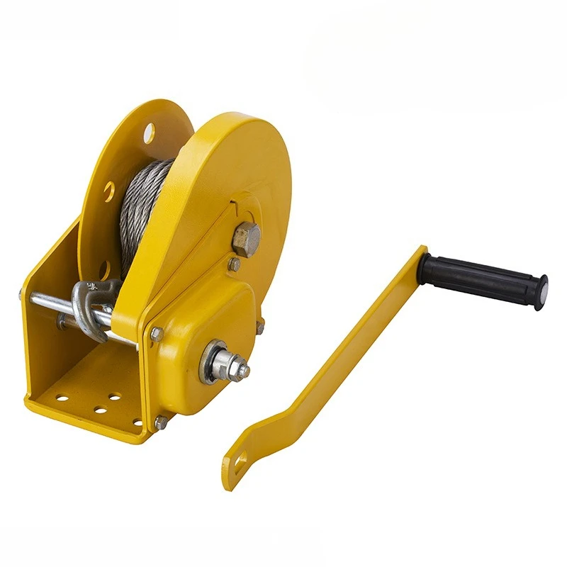 

1200/1800/2600LB Two-way Self-locking Small Hand Windlass with Automatic Brake Manual Winch Tractor Winch Portable Whinches