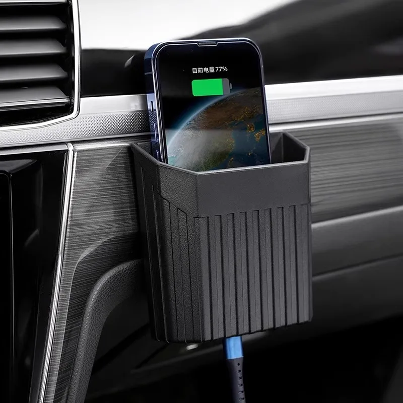 Picture 3: 1Pcs Car Lockers Cell Phone Keys Sunglasses Storage Racks Trucks Cell Phone Seats Garbage Cans Car Pockets