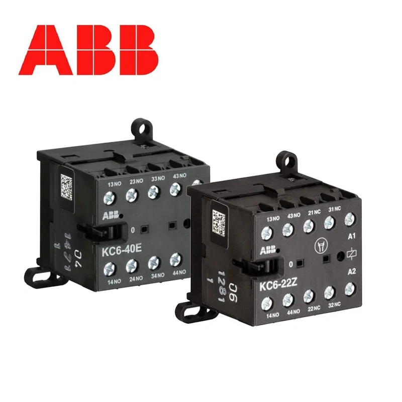 ABB KC6 4-pole mini contactor relays   DC operated   KC6-22Z  KC6-31Z  KC6-40E