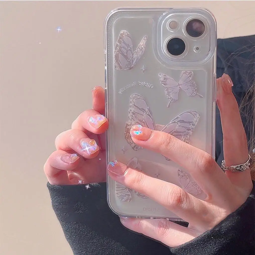 Fantasy Butterfly Daisy Flower Case for Samusng Galaxy A55 A54 A35 A23 A24 S24 Ultra S22 S23 Plus S20 S21 FE A33 A52 A53 A52S 5G