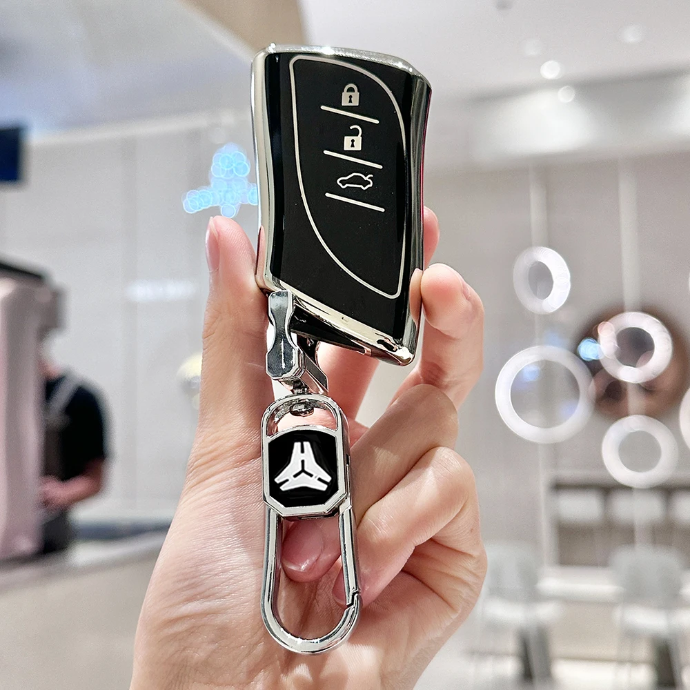 For Lexus NX ES UX US RC LX GX IS GS RX 200 250h 350 LS 450h 460h 260h 300h UX200 ES350 TPU Car Smart Remote Key Case Cover