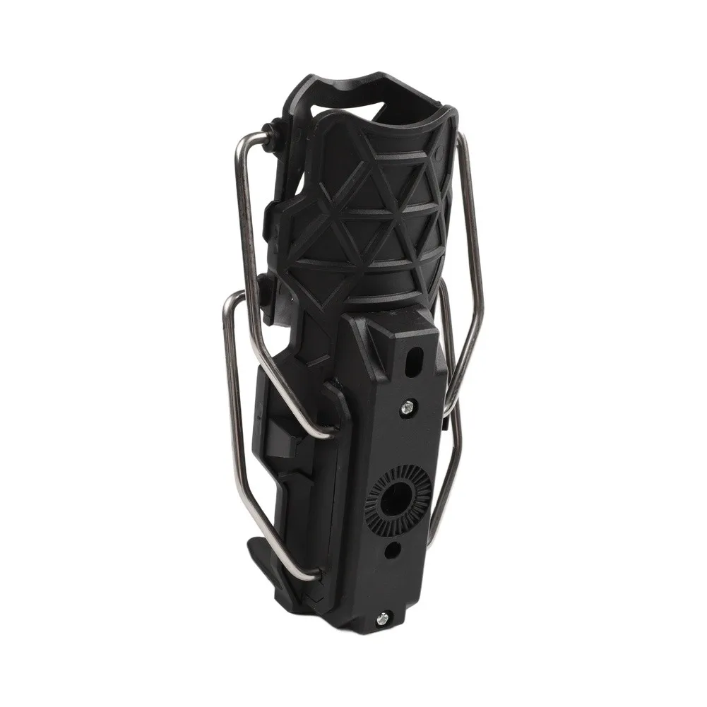 Self-Adjusting Holder 360 Rotatable 6.5 3.3in Easy Install Cup Holder For Strollers Snug Fit For Beverages Stroller Cup Holder