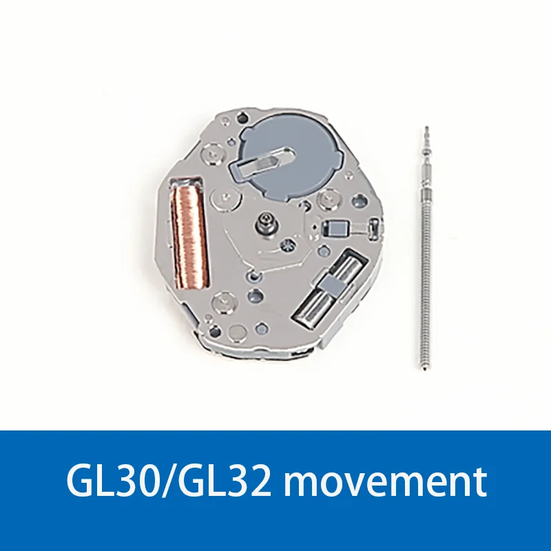 Quartz Movimento Assista Peças de Reparo, Assista Acessórios, Movimento Eletrônico, Novas Peças, GL20, GL22, GL32, GL30