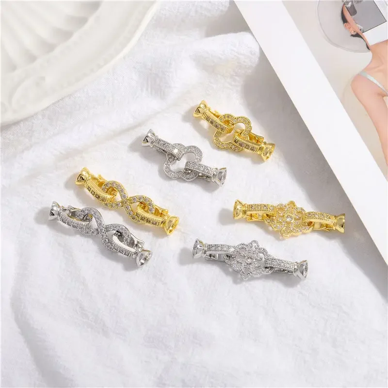 ZHUKOU 3 styles hooks for jewelry making supplies women bracelets conn...