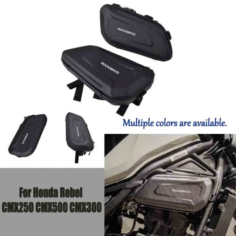 

Сумки для инструментов для мотоциклов Honda Rebel CMX 250 300 500, жесткий чехол, водонепроницаемая сумка для хранения CMX250 CMX300 CMX500, сумка с боковой рамой