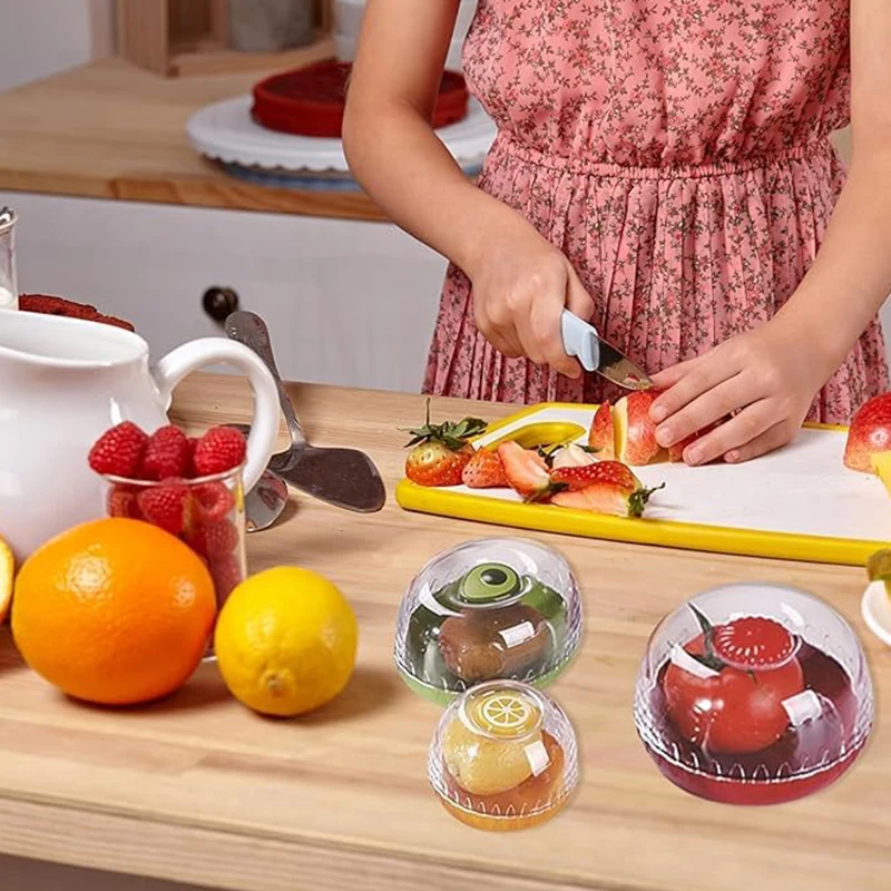 Vegetable Fruits Airtight Crisper Refrigerator Food Storage Box Portable Tomato Avocado Fresh Lemon Storage Food-Grade Fruit Box - view 5