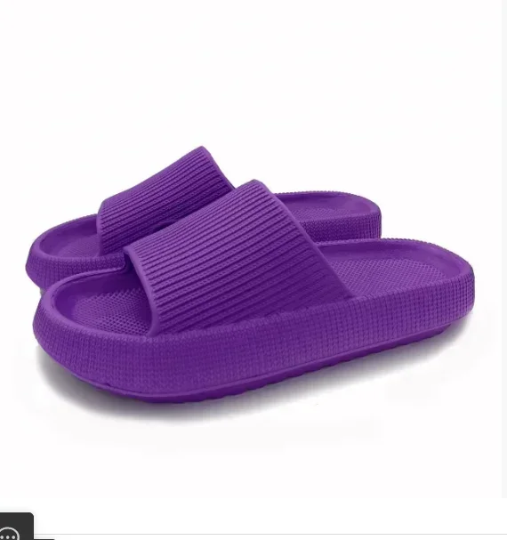 

High quality Eva Soft Sole Pillow Slides Sandals Woman Summer Non Slip Beach Flip Flops Women Thick Slippers Indoor
