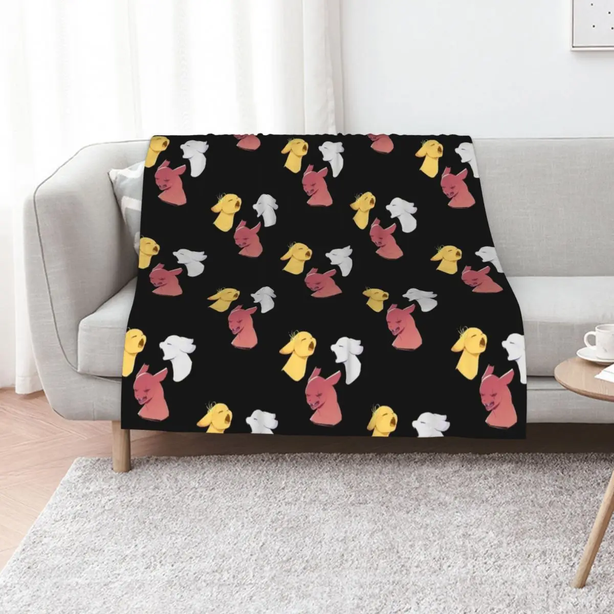 Cute Slugcat Face Throw Blanket Heavy Blankets For Bed Kid'S Soft heavy to sleep Shaggy Blankets