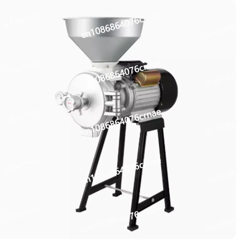 

220V Electric Grinding Machine Powder Grain Spice Corn Crusher Household Commercial Wet and Dry Food Grinder Mill Flour