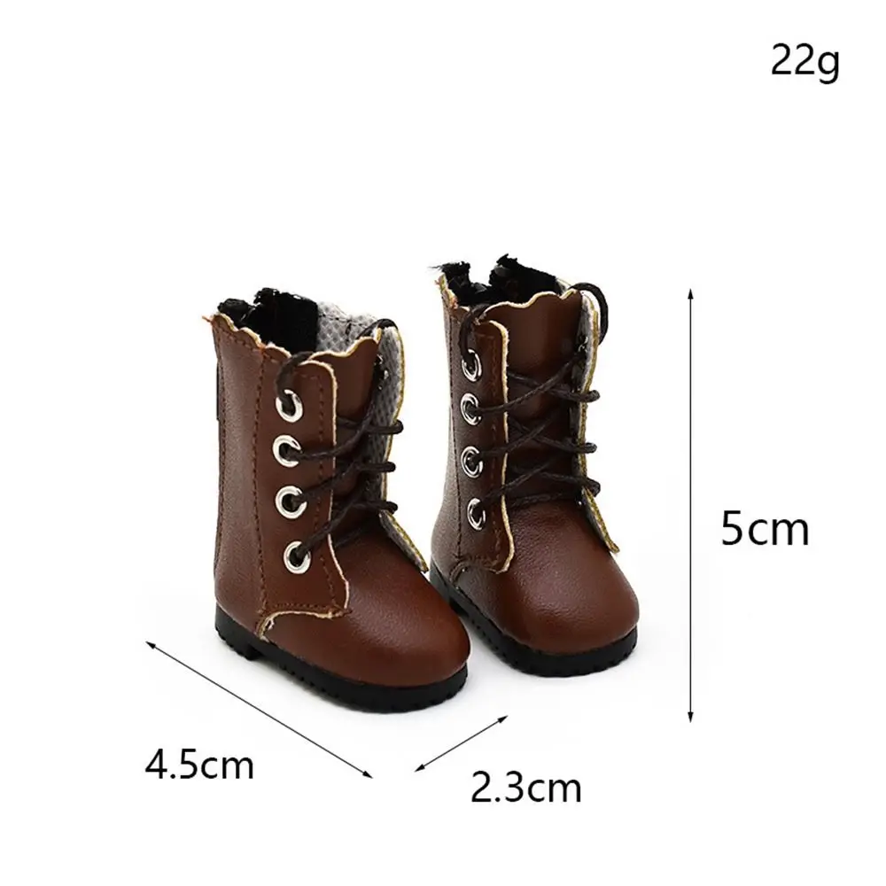 1 Pair 30cm Doll Fashion Shoes Female Doll Boots Fit for 1/6 BJD Dolls Accessories Leather Doll Wear Colorful Long Knees Boots