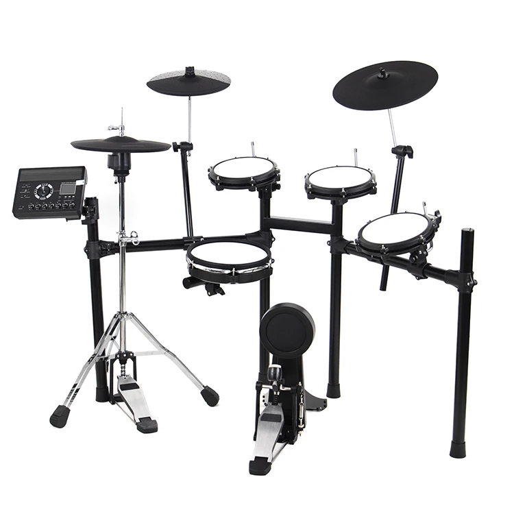 MOINNG Electronic Percussion  Instrument E-drum KHT 5 Drum Pads and 3 Cymbals Electronic Drum Kit