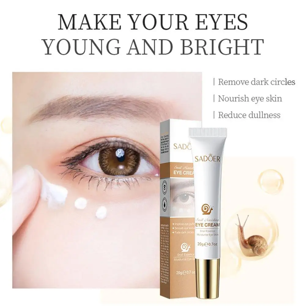 Instant Eye Bag Removal Cream Collagen Removal Wrinkles Lifting Fade Fine Lines Moisturizing Brightening Eye Skin Care