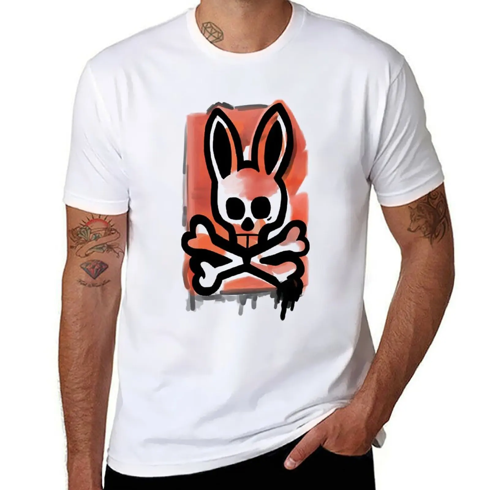 

THE BOYS TV SERIES SKULL BUNNY T-Shirt t shirt personalised printed t shirts for man T-Shirt