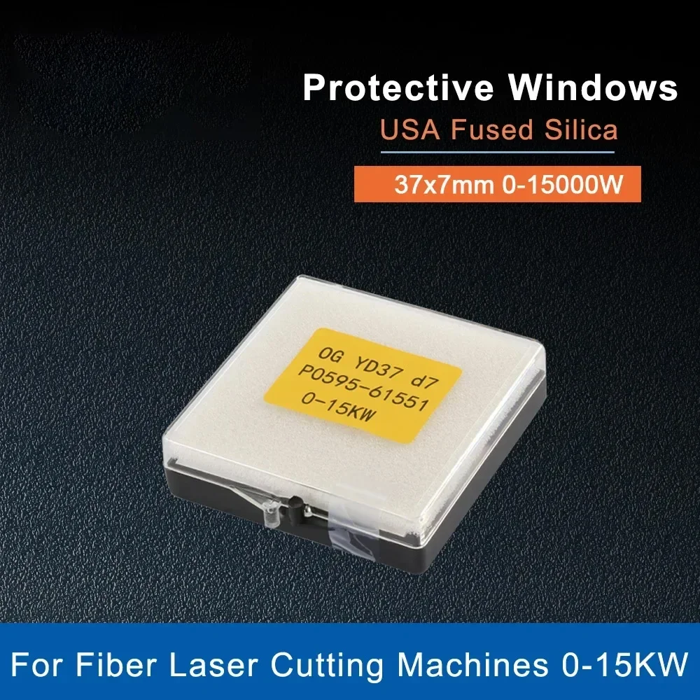 

High Quality Fiber Laser Protective Windows D37 T7 Quartz Fused Silica P0595-61551 Procutter 15000W