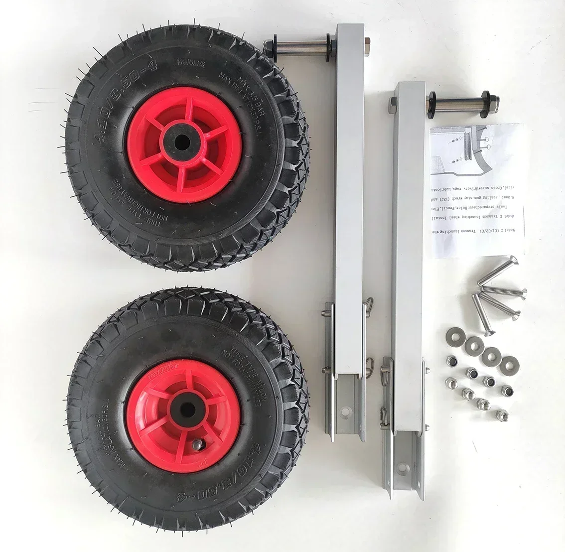 Hot Sales Rubber Boats For Fishing Boats Under 3 Meters, Inflatable Stern Wheels Without Bearings, Simple Small Trailer