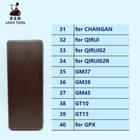 31#-40# Lishi tool 2 in 1 for CHANGAN for QIRUI 02 for QIRUI 02R，B106/GM37 ,GM39, GM45 ,GT10 GT15 FOR GPX