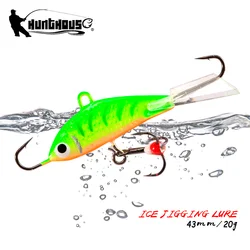 Hunthouse Winter Ice Fishing lure 43mm/20g Jigging Sinking VIB Balancer Crankbait Swimbait For Bass Pike Carp Perch Hard Tackle