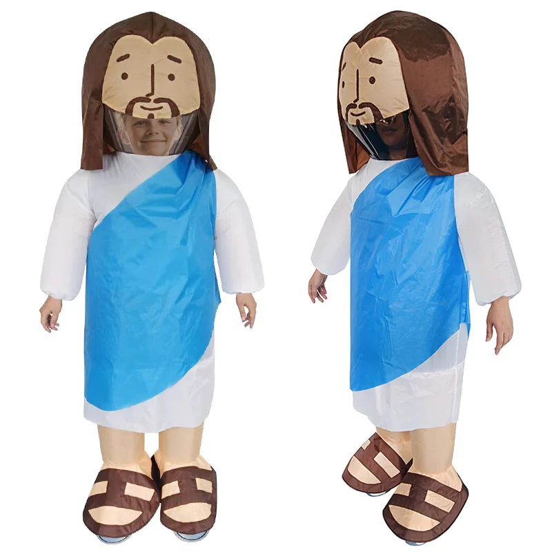 

Jesus Inflatable Costume Halloween Costumes Christmas Easter Cosplay Party Birthday Christian Gifts for Girls Boys Kids