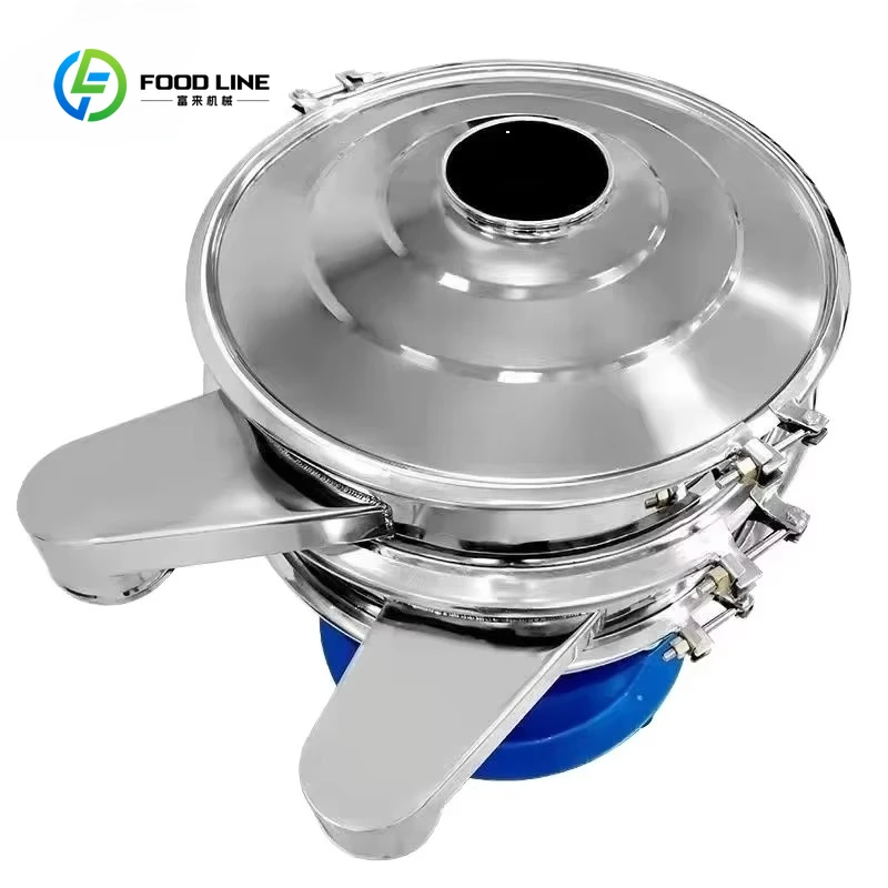 Rotary Vibrating Shaker Screen Industrial Sorter For Recycled Plastic 3D Printing Powder Separation