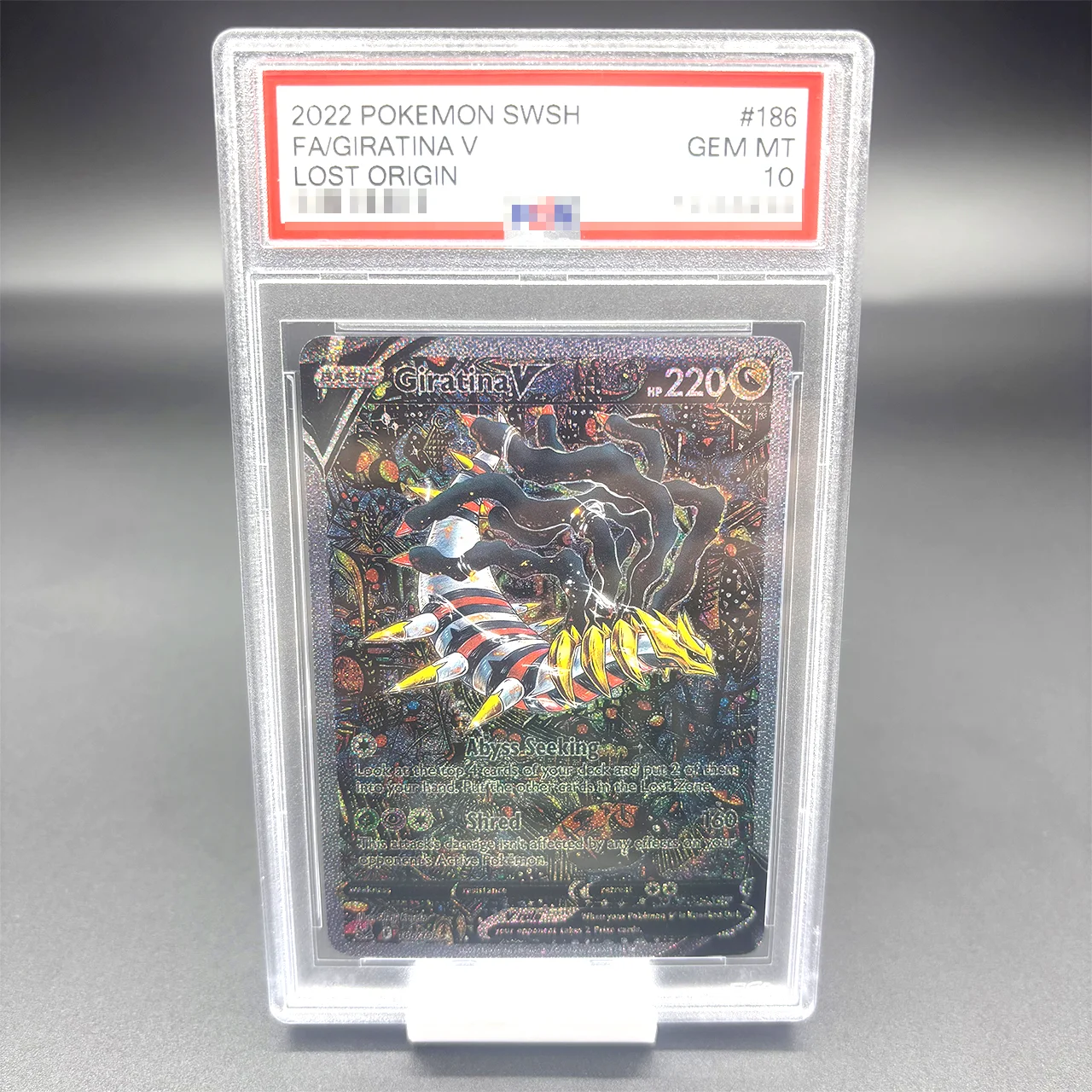 2022 PTCG DIY SWSH FFA/GIRATINA V Коллекционная карта 10 точек Рейтинг карты EVOLVING LOST ORIGIN Аниме Игровая карта Подарочная игрушка