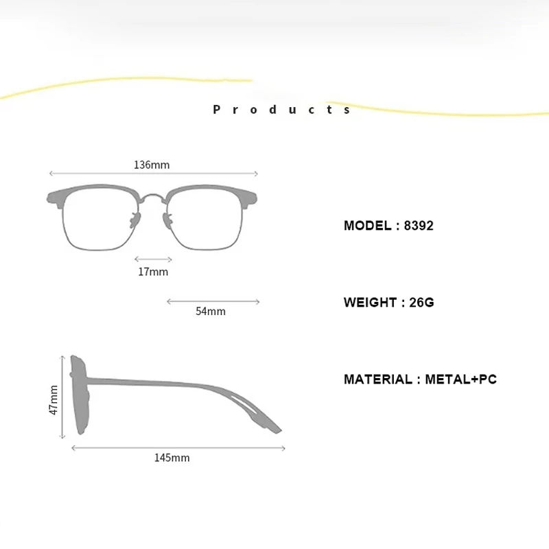 موضة جديدة ريترو القط العين النظارات الإطار للنساء خفيفة للغاية الضوء الأزرق نظارات القراءة JH8392 #6