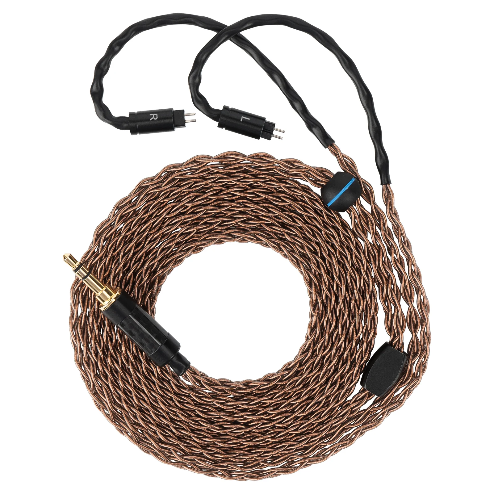 Geekria Apollo Single Crystal Copper Upgrade Audio Cable Compatible with Linsoul KZ ZS10 Pro, SIMGOT EM6L