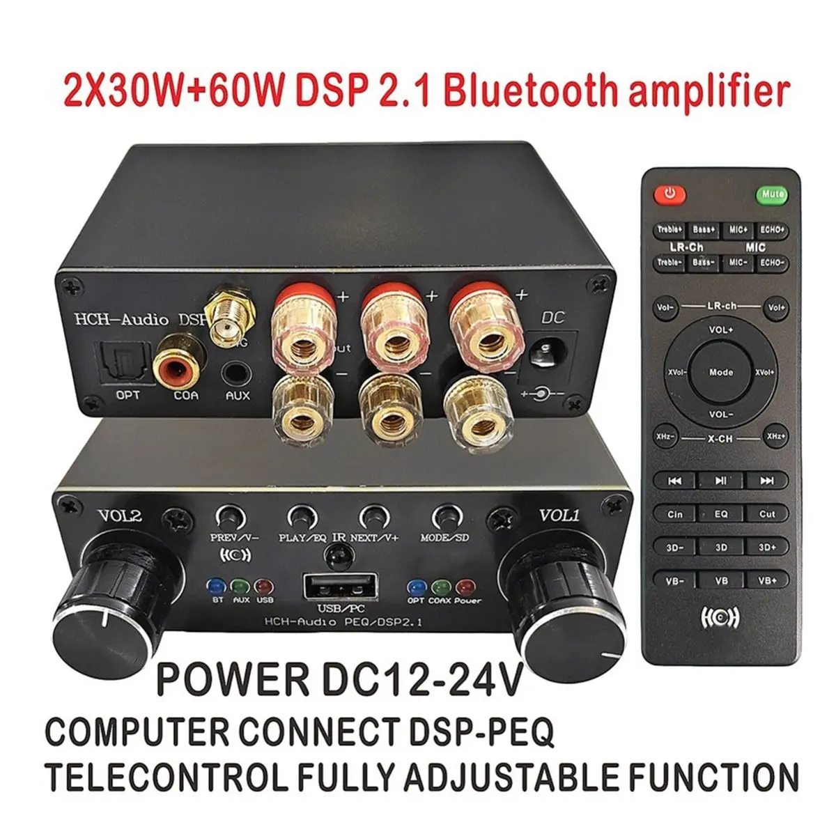 a75t-2x30w-60w-21-bluetoothアンプ-パワーアンプ-dc12-24v-サブウーファー-bluetoothアンプボード