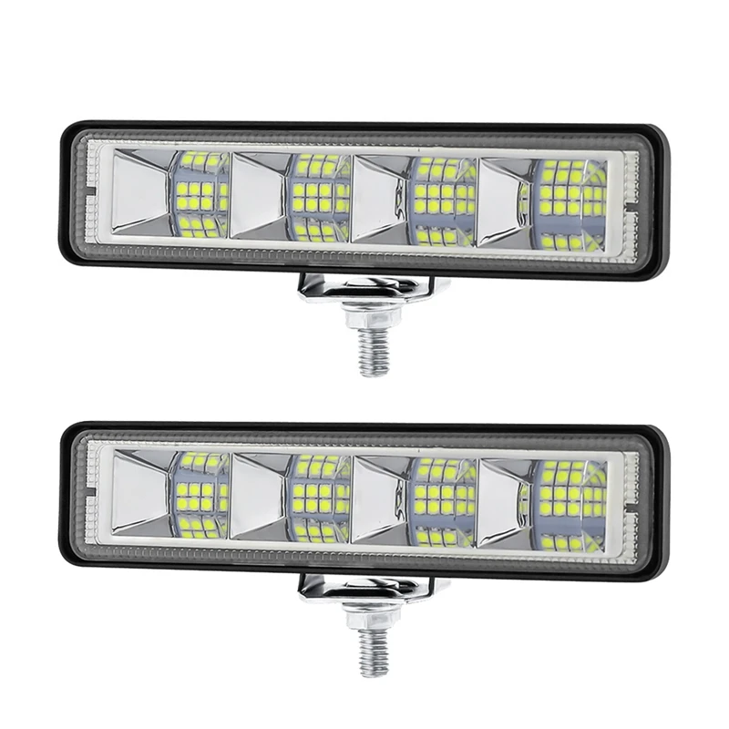 Luces LED para barcos bien impermeables, 2 luces 72W luces marinas de cubierta/dock probadas a prueba de agua 2200LMS 120 ° Luz de inundación, luces de barco