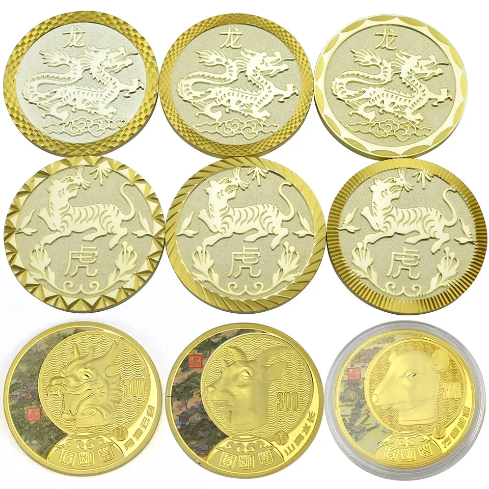 

Create your own commemorative coins at a low cost, customize design logos, carve blank metal, gold-plated silver coins