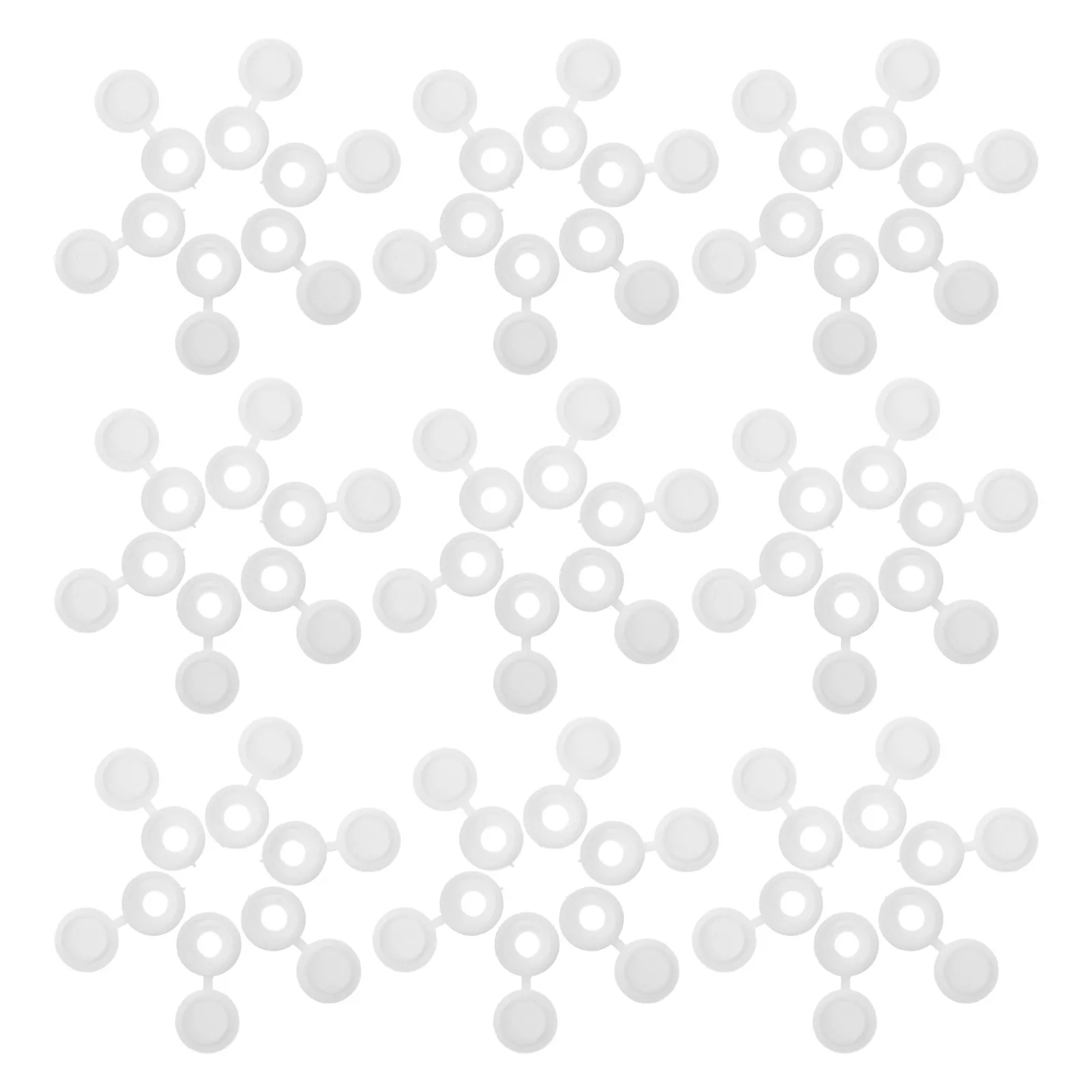

200 шт. пластиковых заглушек для отверстий под винты, 5,3 мм, черные, декоративные, для мебели, шкафов, гардеробов, крепежные элементы