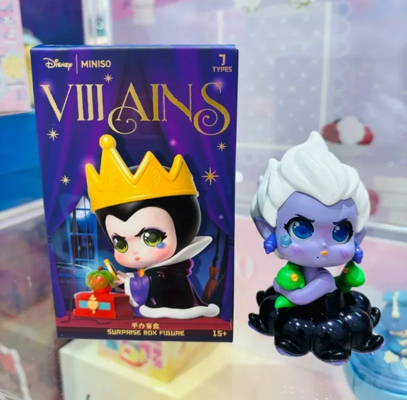 Original Villainous ตัวละครคอลเลกชันรูป Series กล่องตาบอดอินเทรนด์ของเล่นเด็กเครื่องประดับตุ๊กตาน่ารัก Queen แม่มดของขวัญวันเกิด