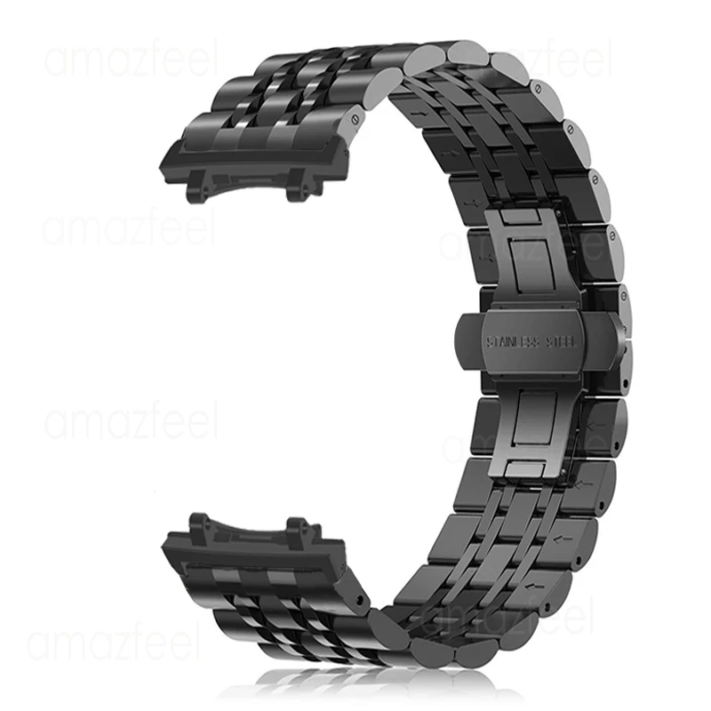 Ремешок из нержавеющей стали для AMAZFIT T-REX 3, ремешок для умных часов Amazfit T Rex 3, браслет для amazfit t-rex 3, металлический браслет
