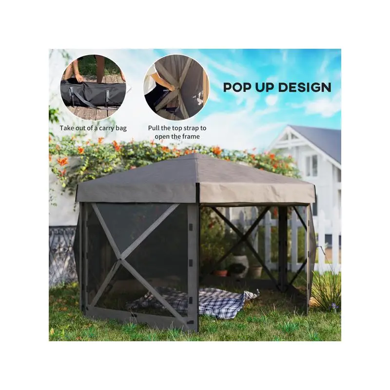 

Портативная выдвижная палатка с балдахином для беседки для мероприятий на открытом воздухе, водонепроницаемая и защита от ультрафиолета, простая установка и транспортировка, идеально подходит для