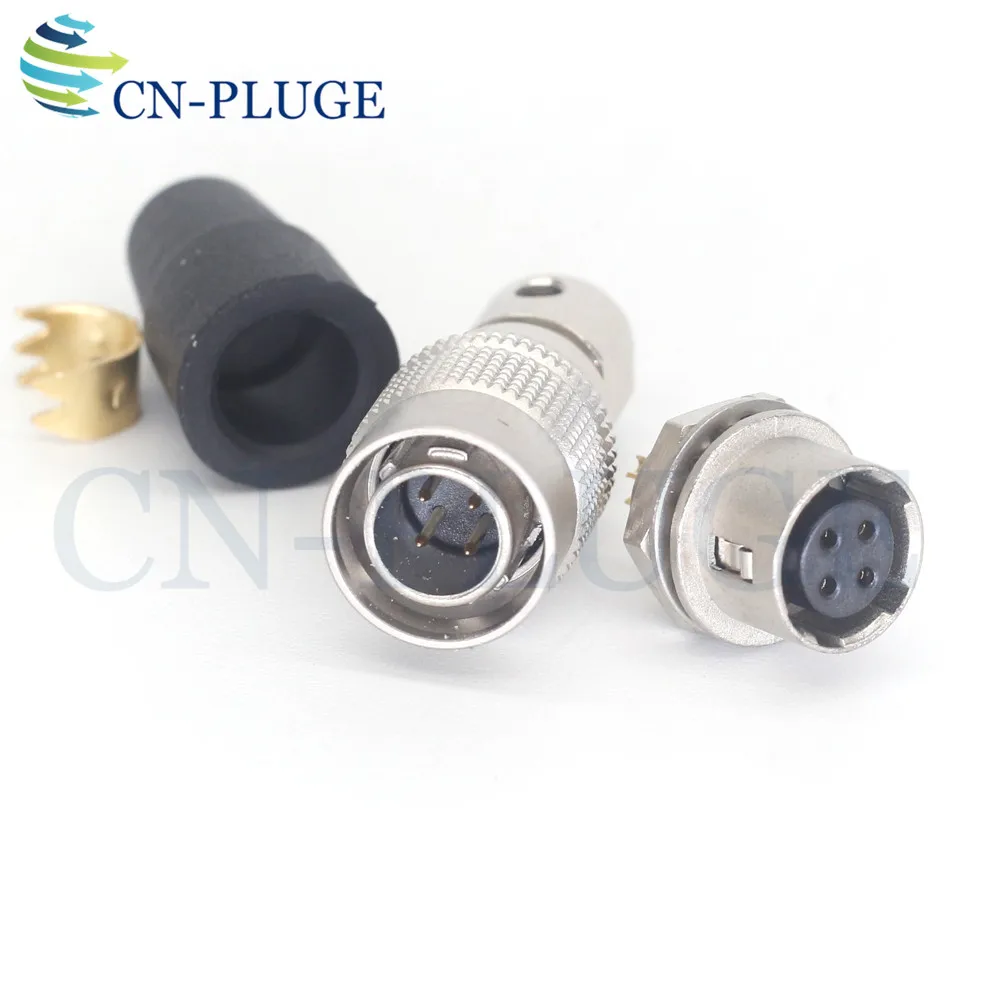 Hirose Connector HR10A-7P-4P (73) / HR10A-7J-4S (73) Industrial Camera Hirose 4 Pin Connector